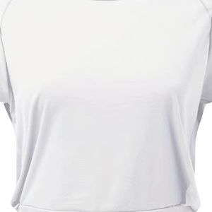 Crew Neck Crop Tank Top, Solid Casual Top For Summer & Spring, Women's Clothing